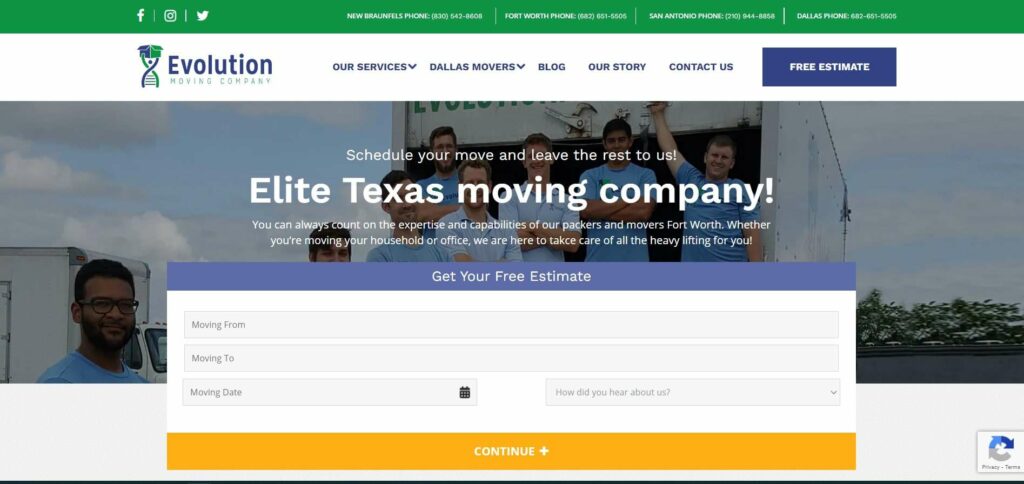 Evolution Moving's Homepage