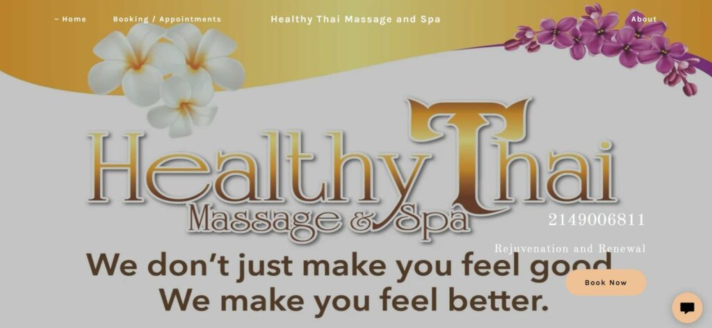 Healthy Thai Massage and Spa's Homepage