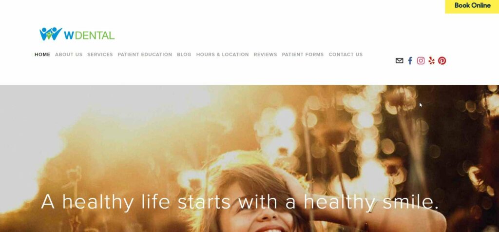 W Dental's Homepage