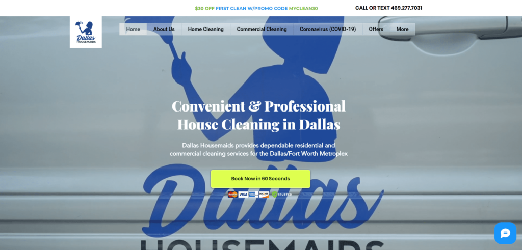 Dallas House Maids Homepage