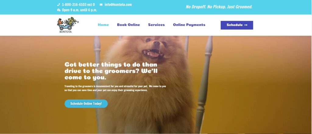 Kontota Grooming Mobile Groomer Homepage (1)