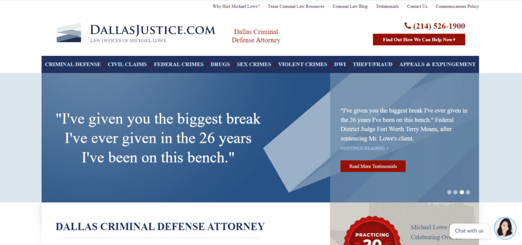 Michael Lowe - Law Offices of Michael Lowe Homepage