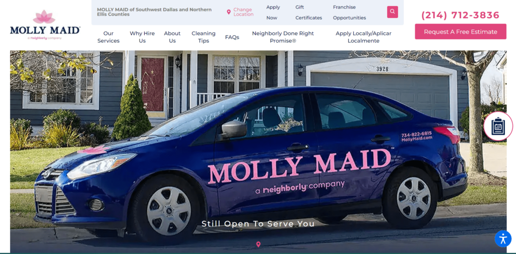 Molly Maid Homepage