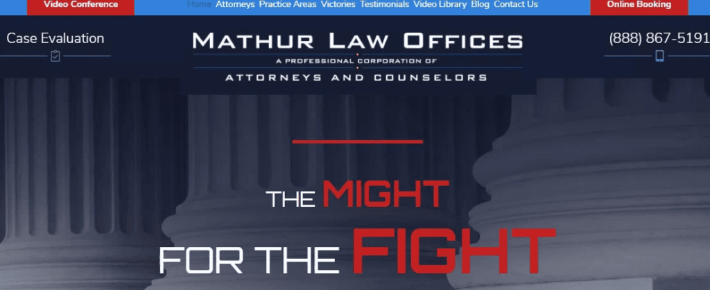 Whitney Wayne - Mathur Law Offices Homepage