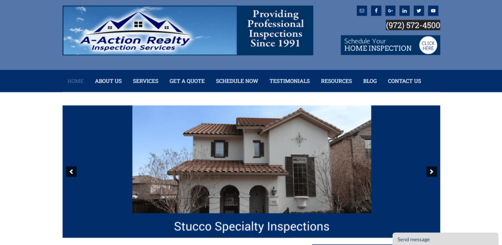 A-Action Realty Inspection Services, LLC Homepage