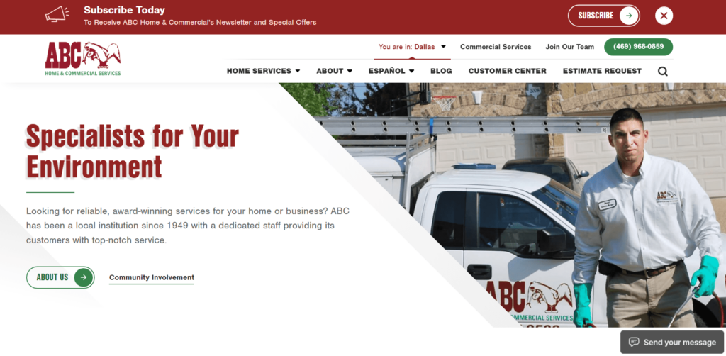 ABC Home & Commercial Services Homepage