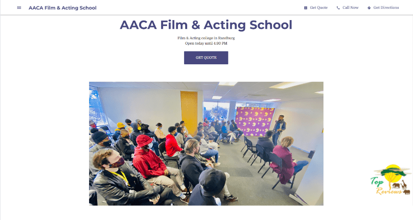 African Academy Of Cinematic Arts (AACA) Film & Acting School Homepage
