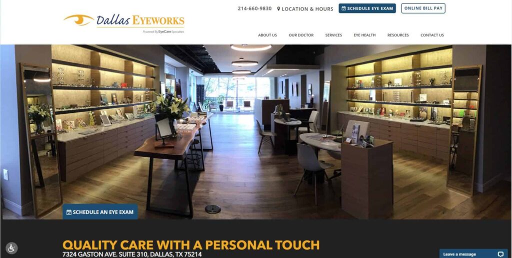 Dr. Clint Meyer, OD (Dallas Eyeworks) Homepage
