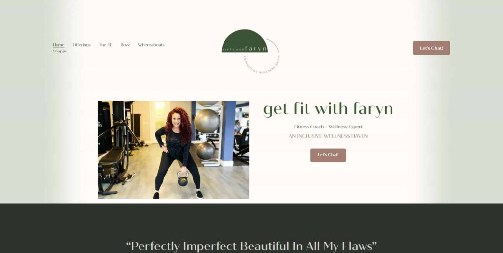 Get Fit with Faryn Homepage