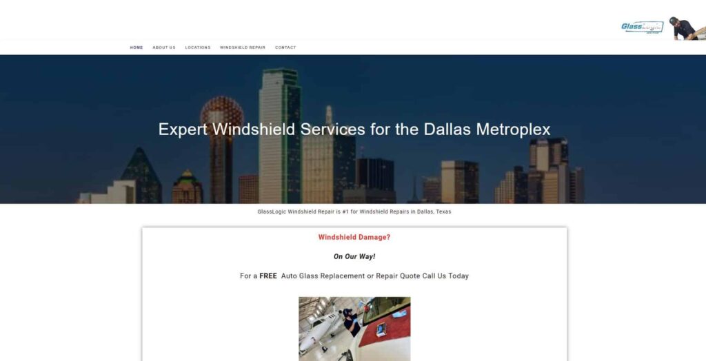 GlassLogic Windshield Repair Homepage