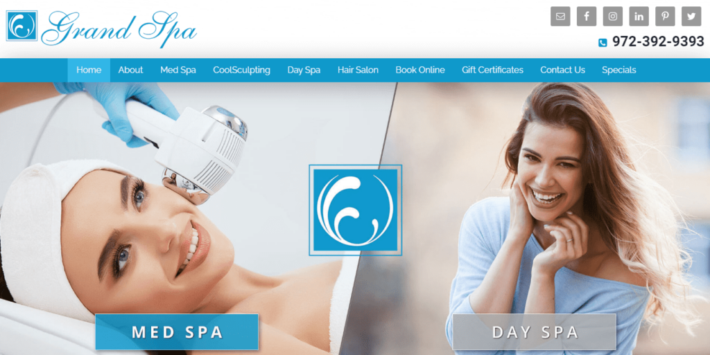 Grand Spa Homepage