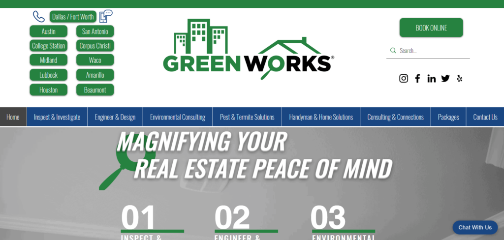 GreenWorks Inspections & Engineering Homepage