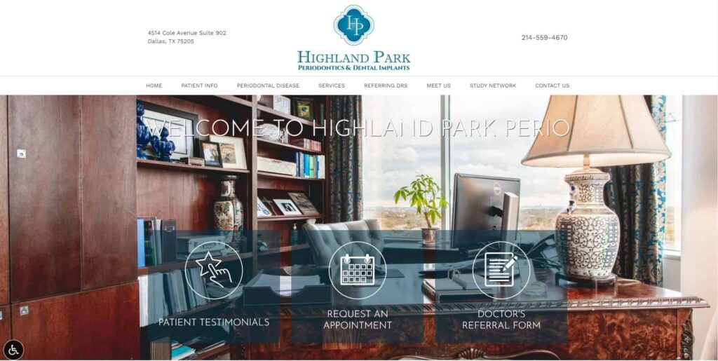 Highland Park Periodontics and Dental Implants Homepage