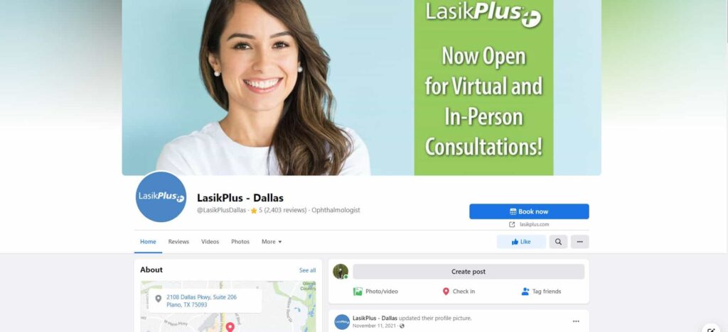 LasikPlus Dallas Homepage