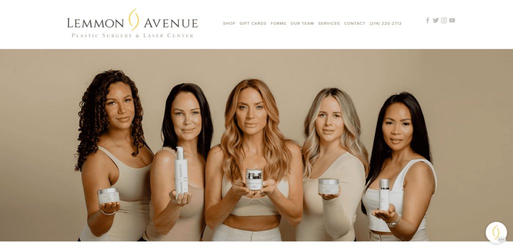 Lemmon Avenue Plastic Surgery and Laser Center Homepage
