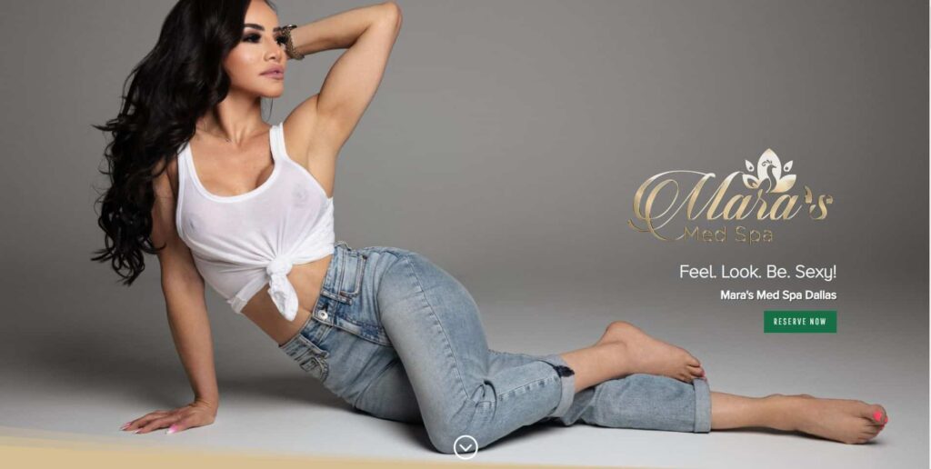 Mara's Med Spa Uptown Homepage