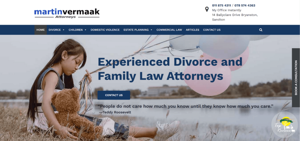 Martin Vermaak Attorneys Homepage