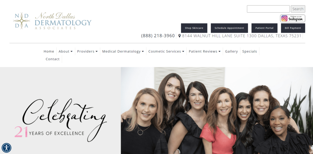North Dallas Dermatology Associates Homepage