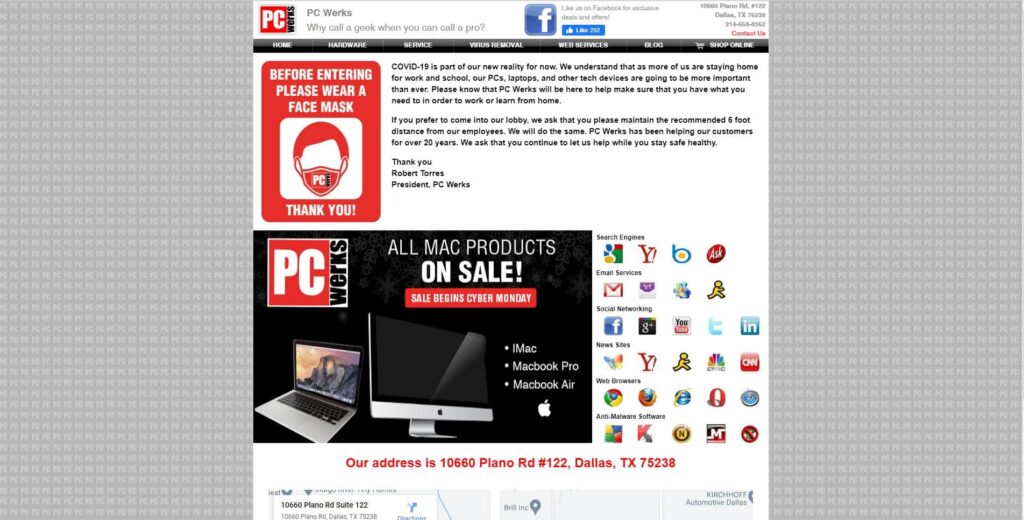 PC Werks Homepage