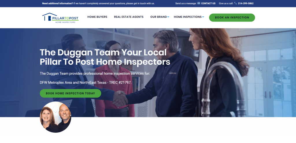 Pillar To Post Home Inspectors - The Duggan Team Homepage