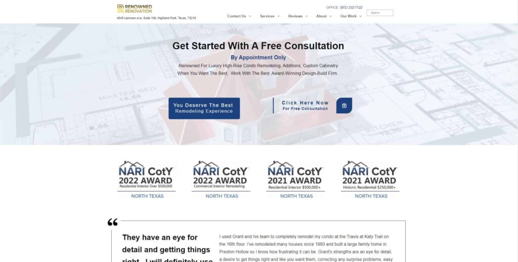 Renowned Renovation Homepage