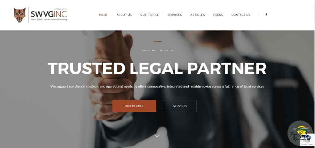 SWVG Inc Attorneys and Lawyers Johannesburg Homepage