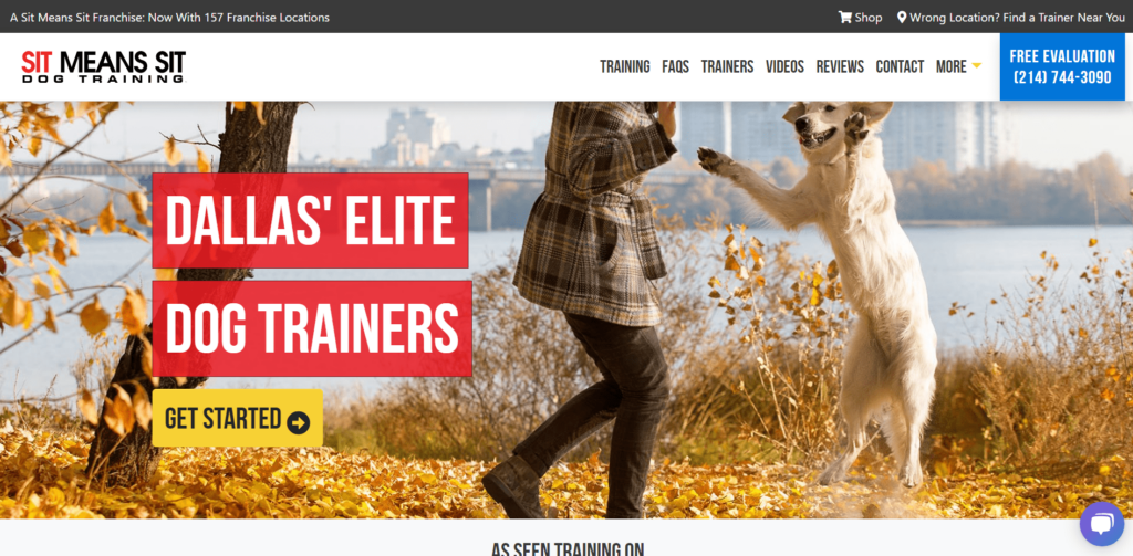 Sit Means Sit Dog Training Homepage