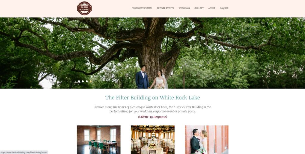 The Filter Building (White Rock Lake) Homepage