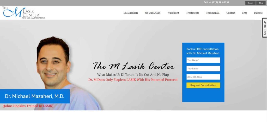 The M Lasik Center Homepage