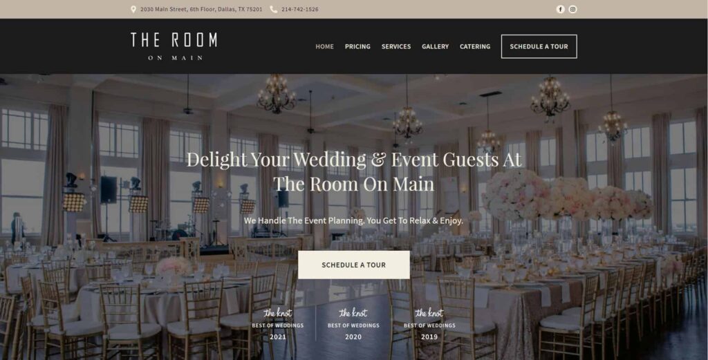 The Room on Main Homepage