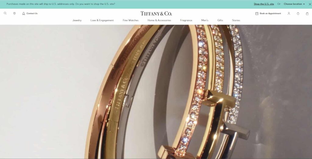 Tiffany and Co. (Dallas Parkway) Homepage