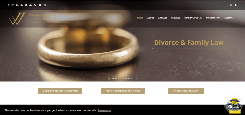 Van Deventer & Van Deventer Incorporated Homepage