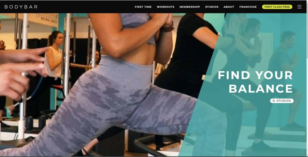 Bodybar Pilates (Plano) Homepage