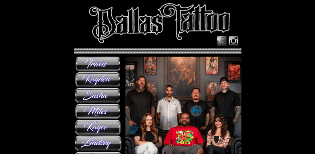Dallas Tattoo Homepage