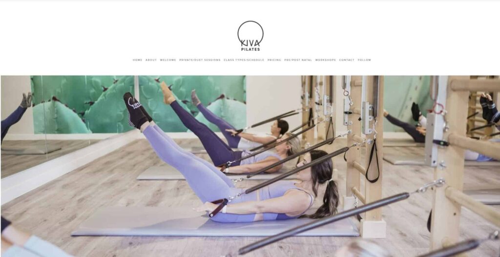 Kiva Pilates Homepage