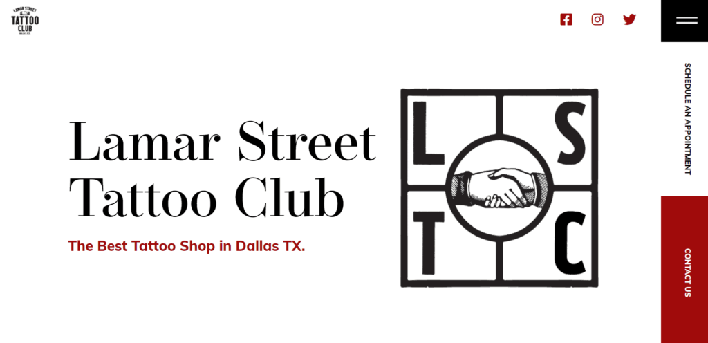 Lamar Street Tattoo Club Homepage