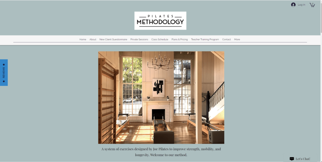 Pilates Methodology Homepage