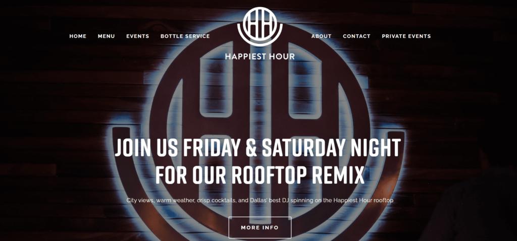 Happiest Hour Homepage