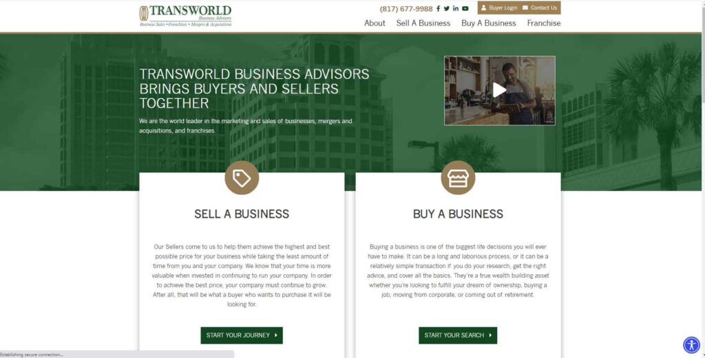 Transworld Business Advisors (Dallas Fort Worth Central) Homepage