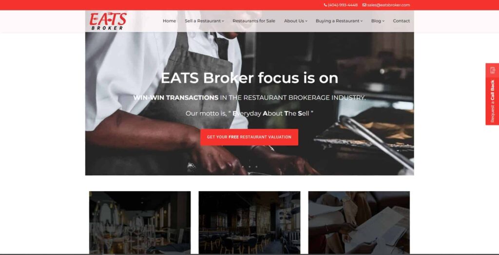 EATS Broker Homepage