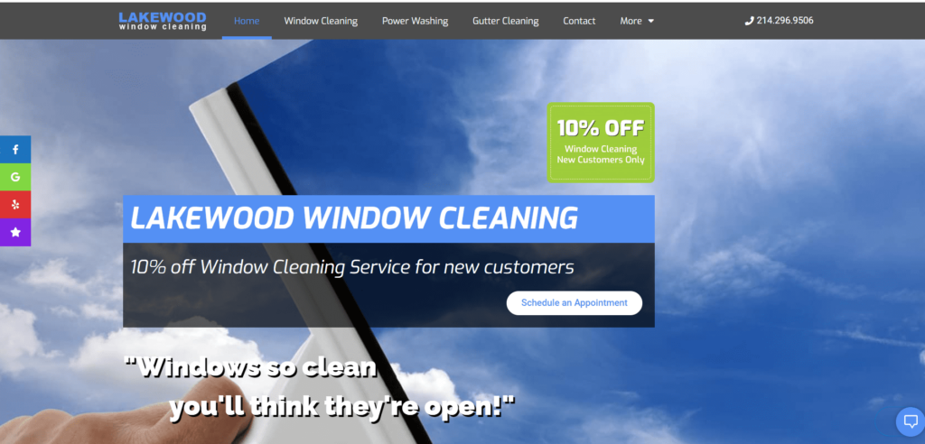 Lakewood Window Cleaning Homepage