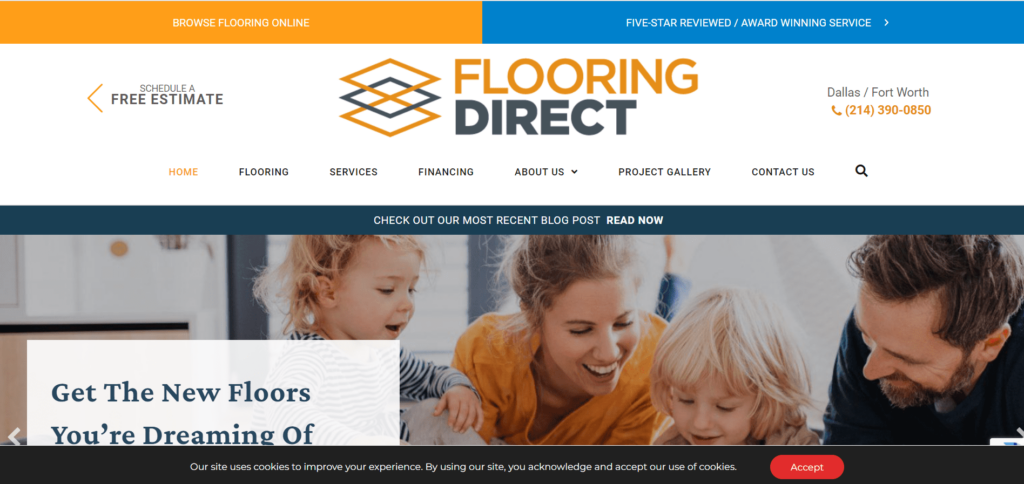 Flooring Direct Homepage