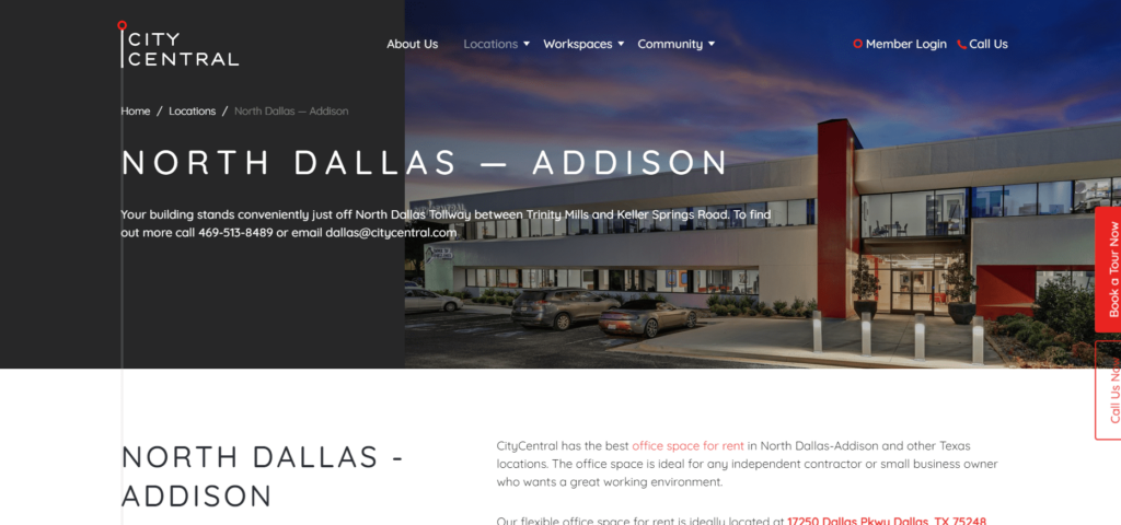 CityCentral - North Dallas Branch Homepage