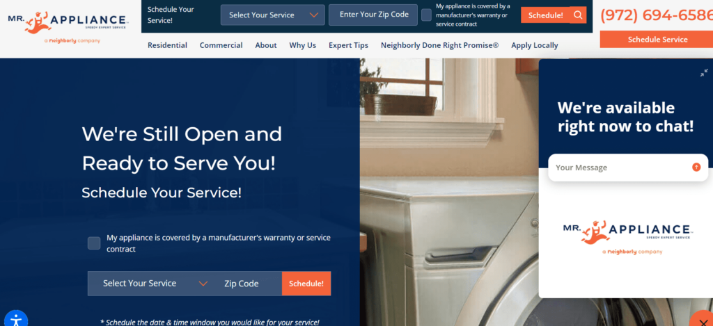 Mr. Appliance of Highland Park Homepage