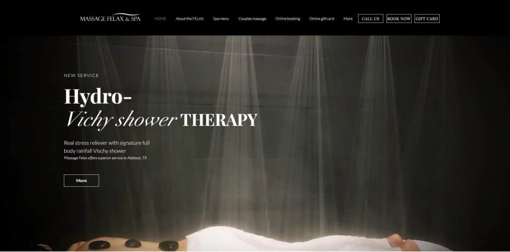 Massage Felax and Spa Homepage