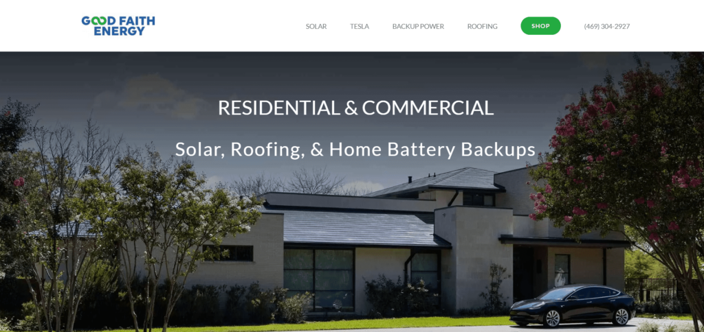 Good Faith Energy Homepage