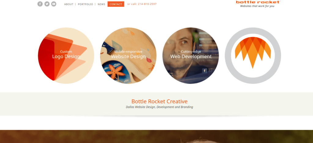 Bottle Rocket Creative Homepage