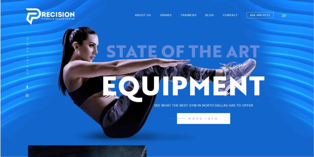 Precision Fitness Homepage