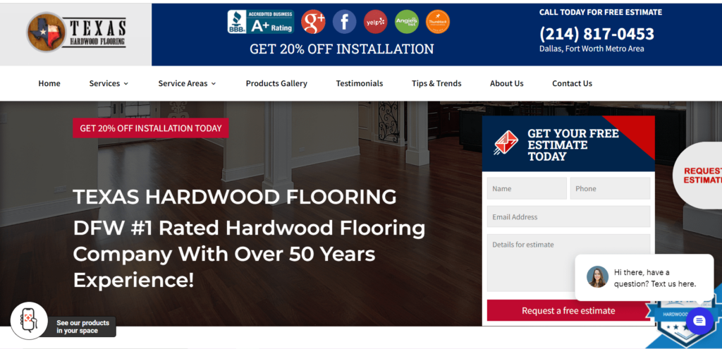 Texas Hardwood Flooring Homepage