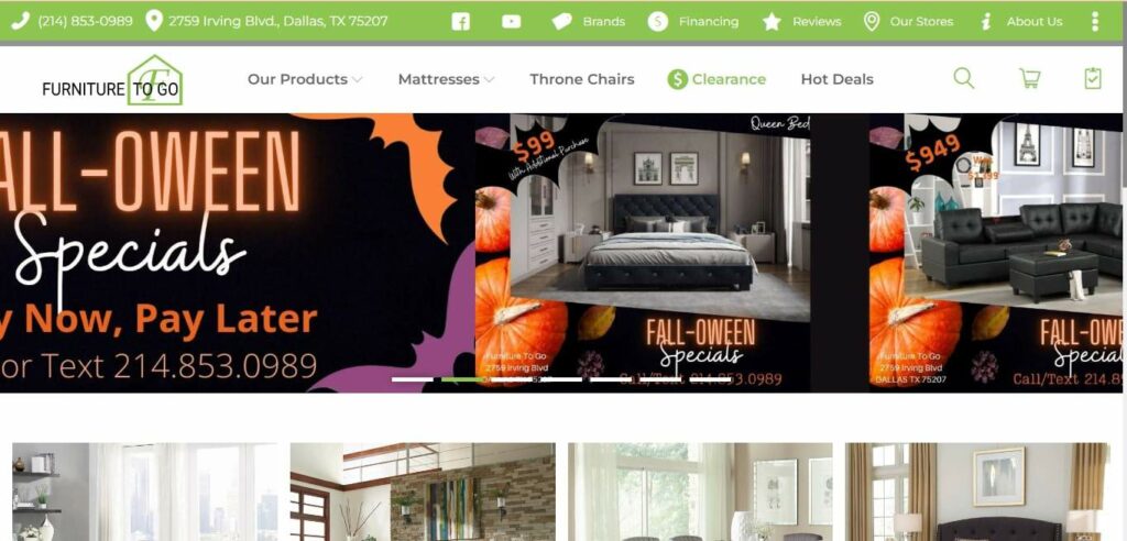 Furniture To Go Homepage